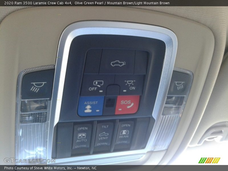 Olive Green Pearl / Mountain Brown/Light Mountain Brown 2020 Ram 3500 Laramie Crew Cab 4x4