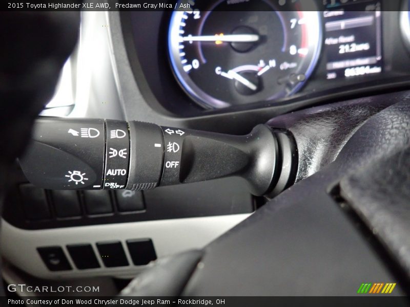 Predawn Gray Mica / Ash 2015 Toyota Highlander XLE AWD