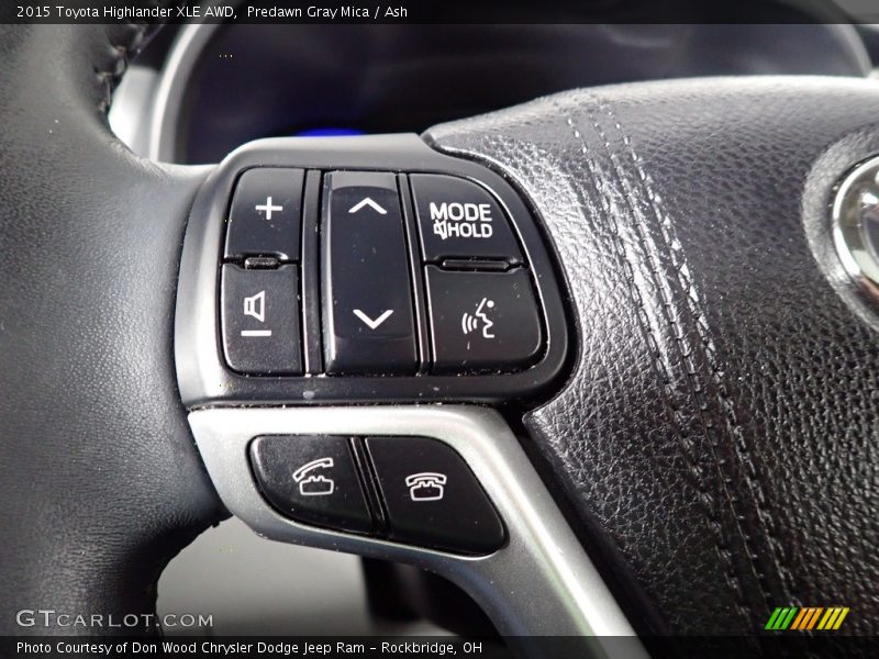 Predawn Gray Mica / Ash 2015 Toyota Highlander XLE AWD