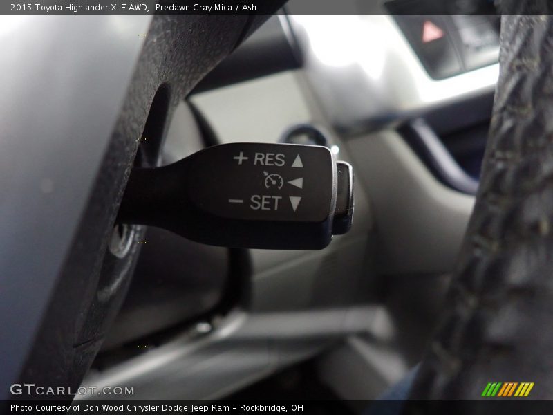 Predawn Gray Mica / Ash 2015 Toyota Highlander XLE AWD