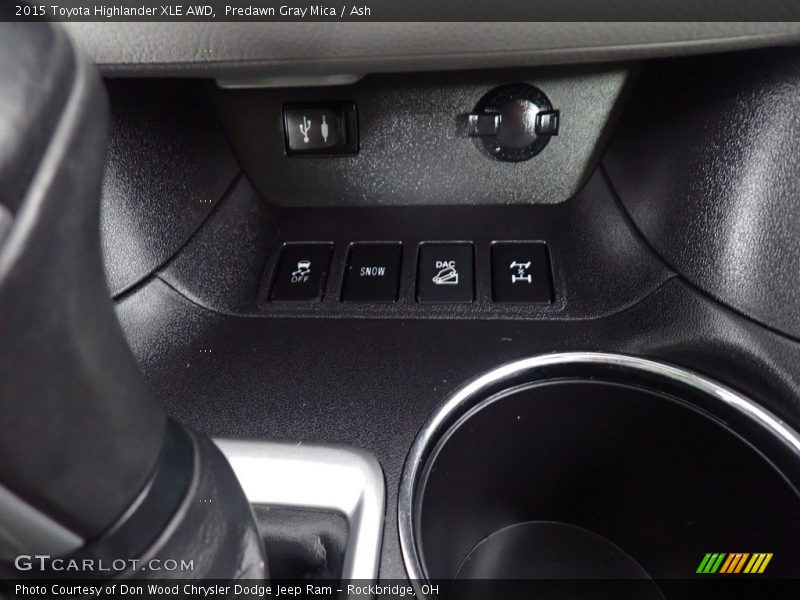Predawn Gray Mica / Ash 2015 Toyota Highlander XLE AWD