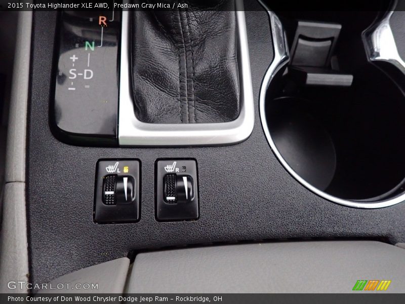 Predawn Gray Mica / Ash 2015 Toyota Highlander XLE AWD