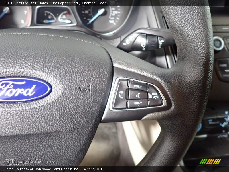 Hot Pepper Red / Charcoal Black 2018 Ford Focus SE Hatch