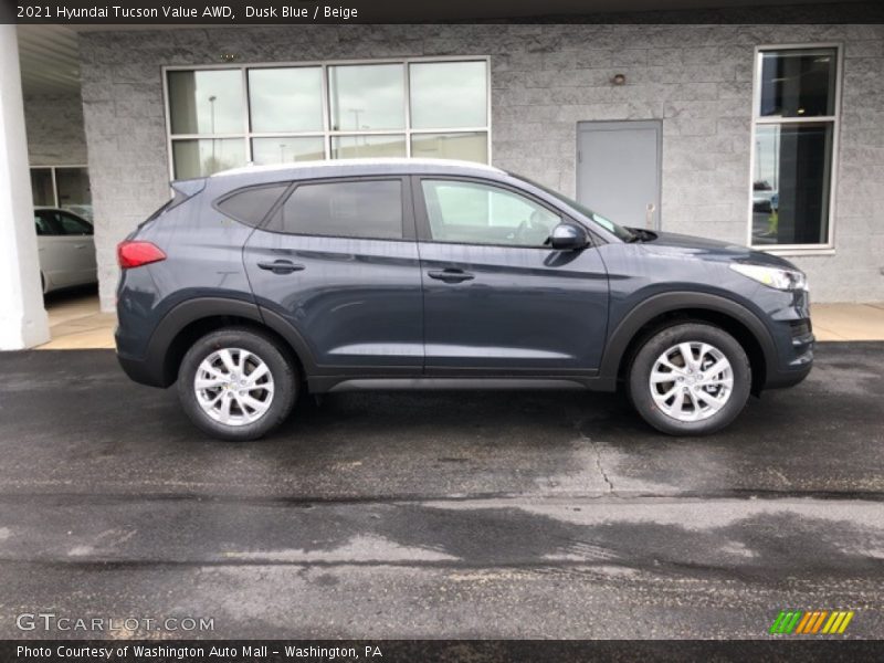 Dusk Blue / Beige 2021 Hyundai Tucson Value AWD