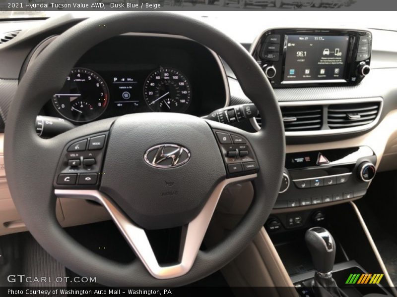 Dusk Blue / Beige 2021 Hyundai Tucson Value AWD