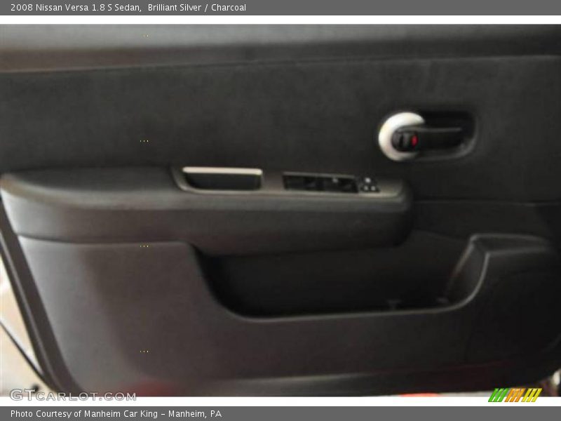 Brilliant Silver / Charcoal 2008 Nissan Versa 1.8 S Sedan