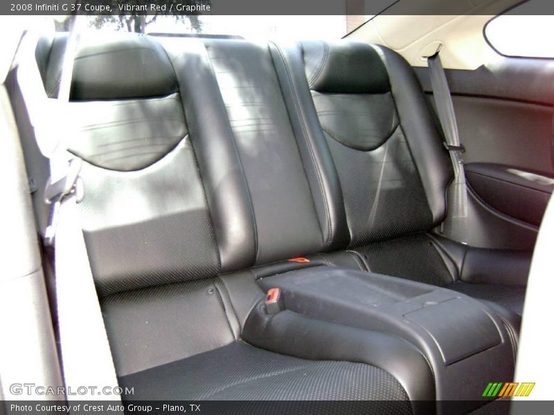 Vibrant Red / Graphite 2008 Infiniti G 37 Coupe