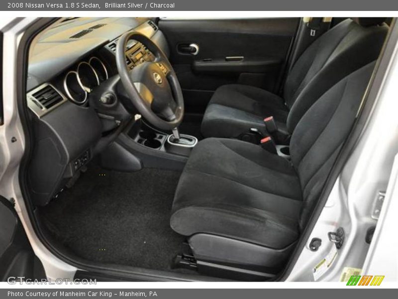 Brilliant Silver / Charcoal 2008 Nissan Versa 1.8 S Sedan