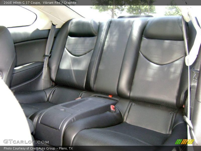 Vibrant Red / Graphite 2008 Infiniti G 37 Coupe