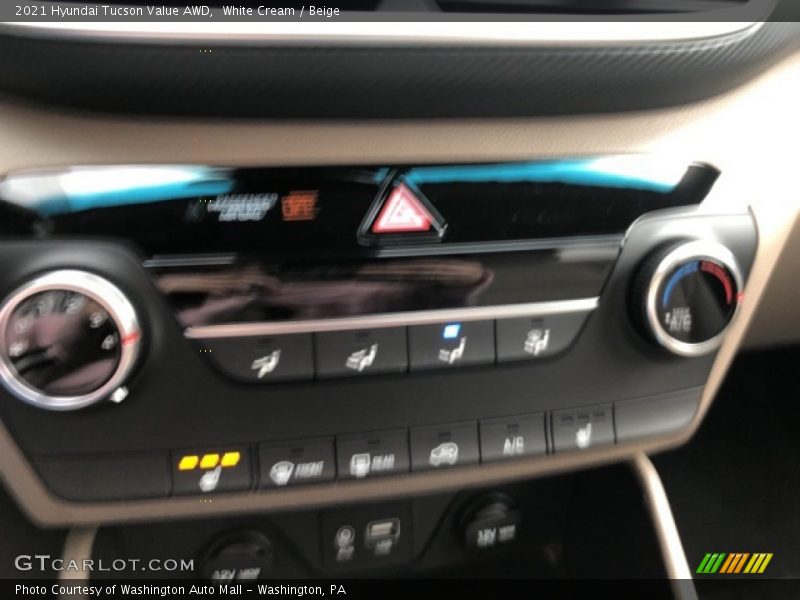 White Cream / Beige 2021 Hyundai Tucson Value AWD
