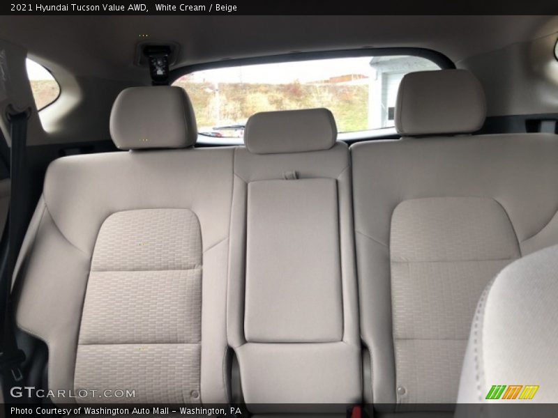 White Cream / Beige 2021 Hyundai Tucson Value AWD