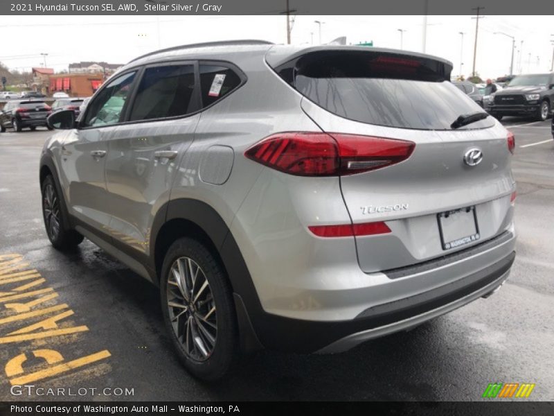 Stellar Silver / Gray 2021 Hyundai Tucson SEL AWD