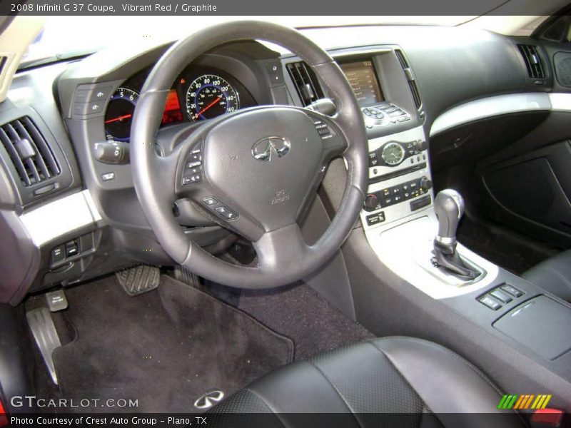 Vibrant Red / Graphite 2008 Infiniti G 37 Coupe