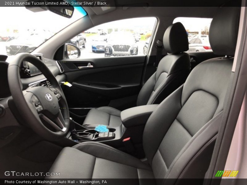 Front Seat of 2021 Tucson Limited AWD