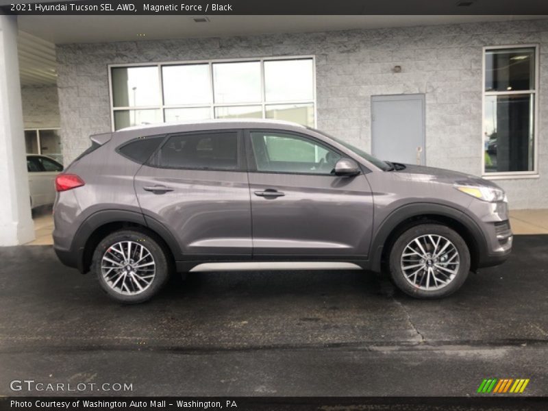 Magnetic Force / Black 2021 Hyundai Tucson SEL AWD