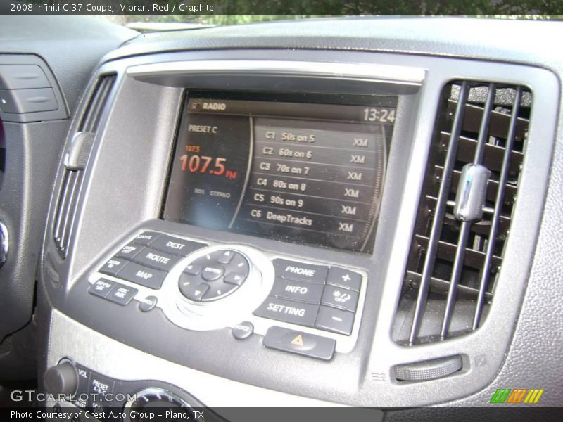 Vibrant Red / Graphite 2008 Infiniti G 37 Coupe