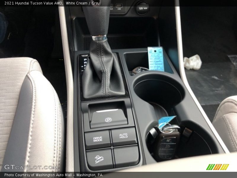 White Cream / Gray 2021 Hyundai Tucson Value AWD