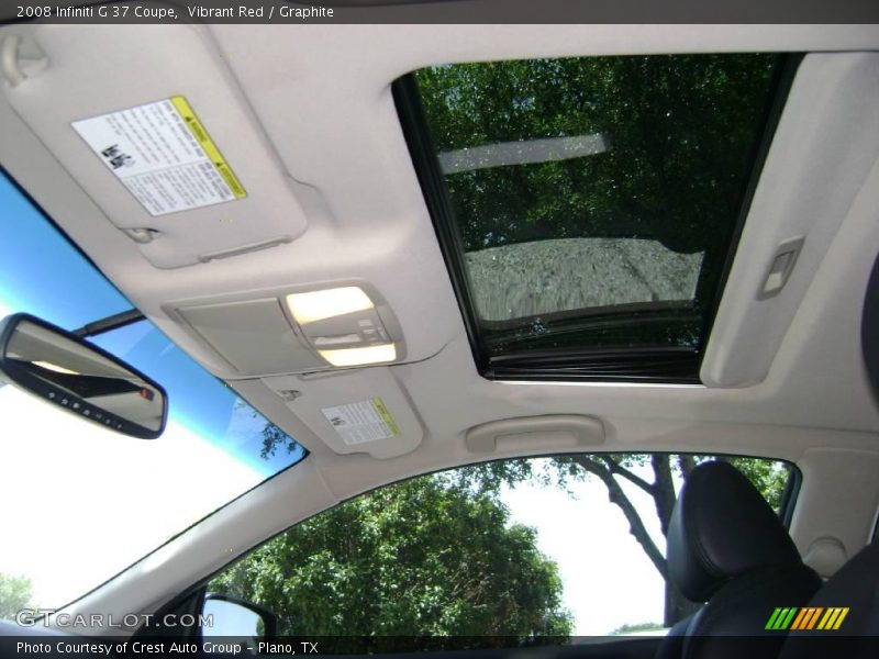 Vibrant Red / Graphite 2008 Infiniti G 37 Coupe