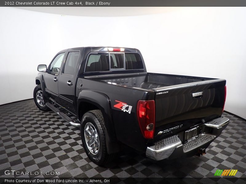 Black / Ebony 2012 Chevrolet Colorado LT Crew Cab 4x4