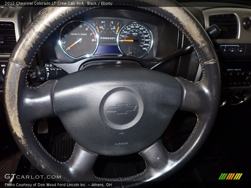 Black / Ebony 2012 Chevrolet Colorado LT Crew Cab 4x4