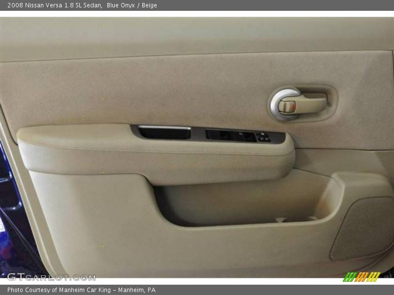 Blue Onyx / Beige 2008 Nissan Versa 1.8 SL Sedan