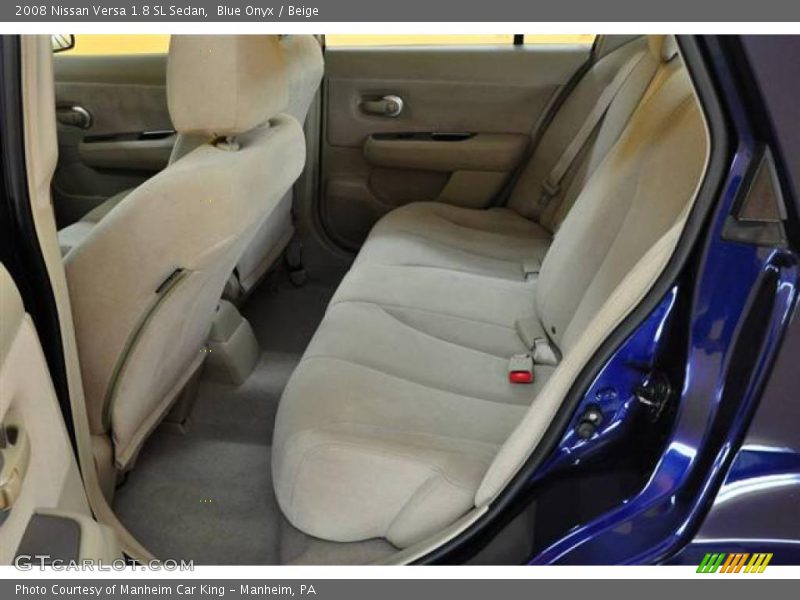 Blue Onyx / Beige 2008 Nissan Versa 1.8 SL Sedan