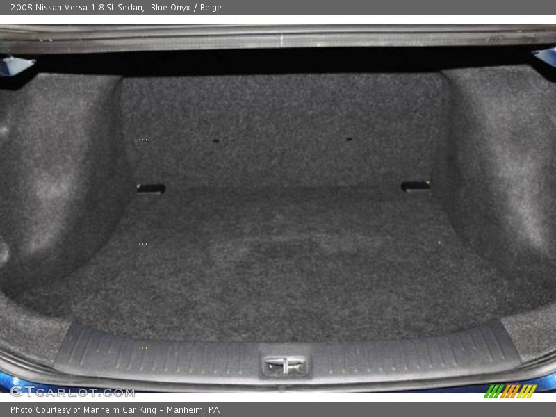 Blue Onyx / Beige 2008 Nissan Versa 1.8 SL Sedan