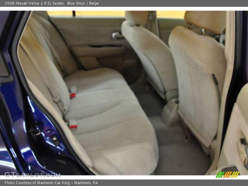 Blue Onyx / Beige 2008 Nissan Versa 1.8 SL Sedan