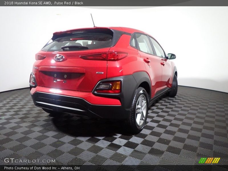 Pulse Red / Black 2018 Hyundai Kona SE AWD