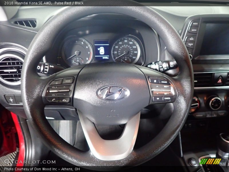 Pulse Red / Black 2018 Hyundai Kona SE AWD