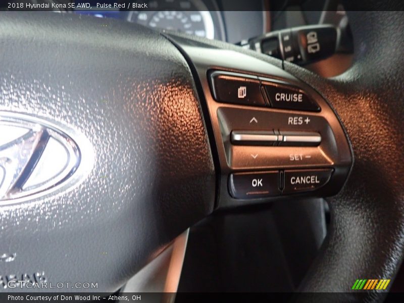 Pulse Red / Black 2018 Hyundai Kona SE AWD