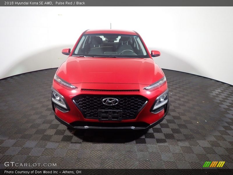Pulse Red / Black 2018 Hyundai Kona SE AWD