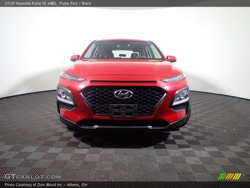 Pulse Red / Black 2018 Hyundai Kona SE AWD