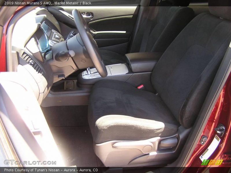 Merlot Metallic / Black 2009 Nissan Murano S AWD
