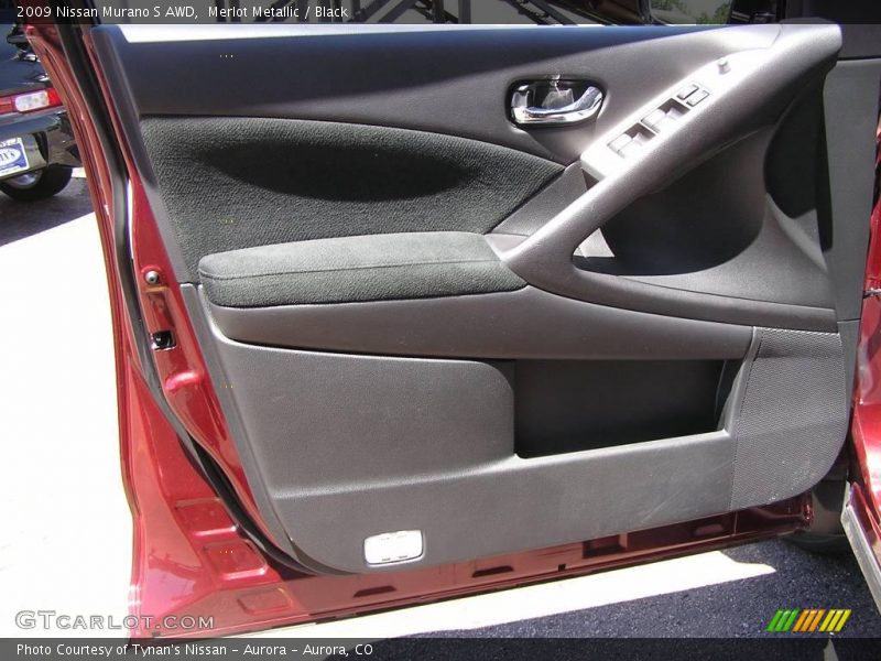 Merlot Metallic / Black 2009 Nissan Murano S AWD