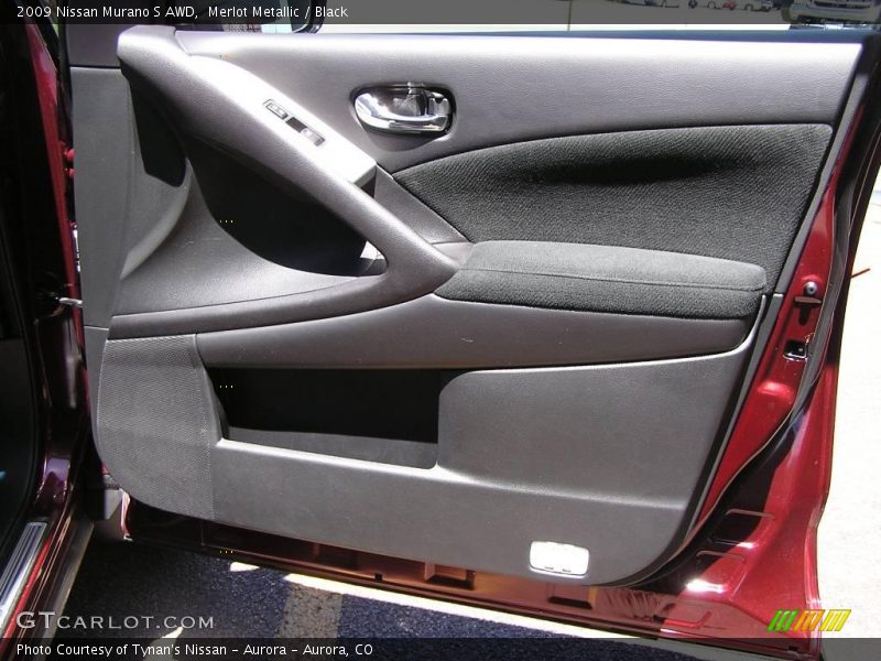 Merlot Metallic / Black 2009 Nissan Murano S AWD