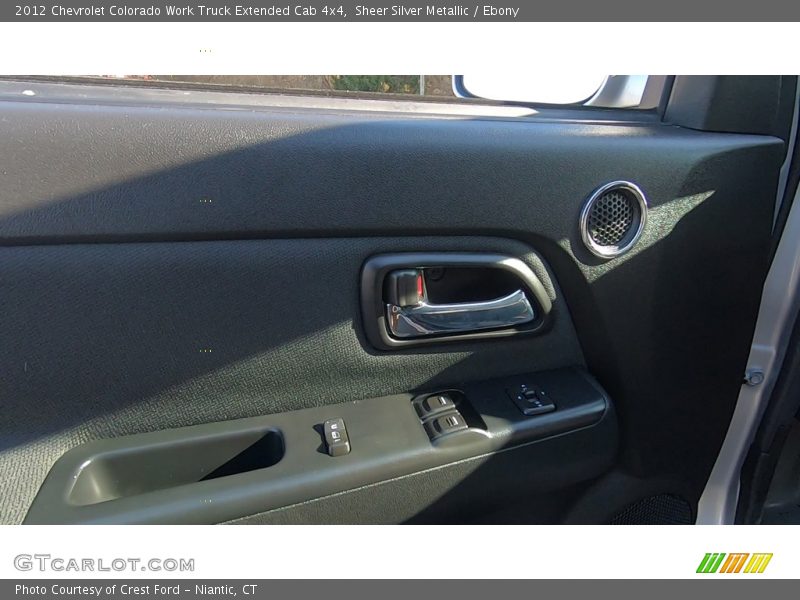 Sheer Silver Metallic / Ebony 2012 Chevrolet Colorado Work Truck Extended Cab 4x4