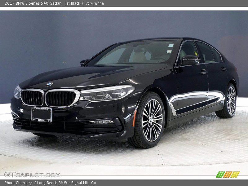 Jet Black / Ivory White 2017 BMW 5 Series 540i Sedan
