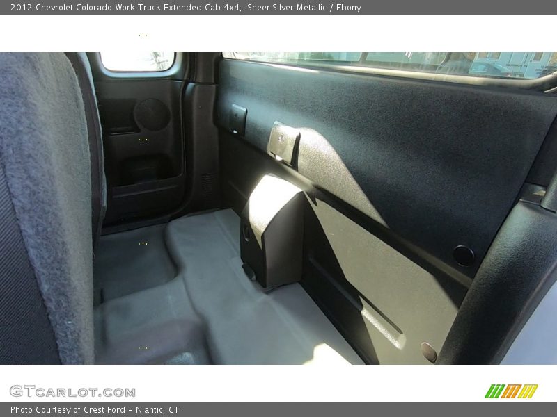 Sheer Silver Metallic / Ebony 2012 Chevrolet Colorado Work Truck Extended Cab 4x4