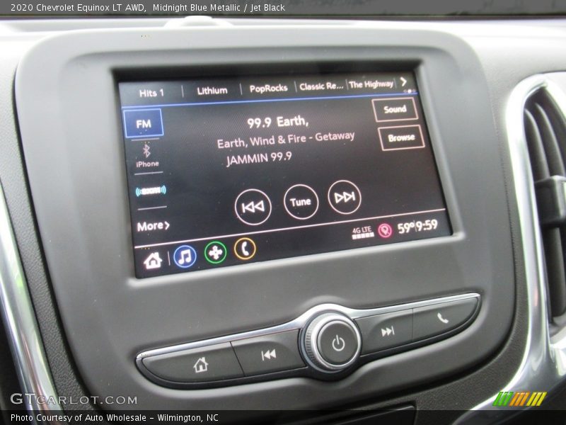 Midnight Blue Metallic / Jet Black 2020 Chevrolet Equinox LT AWD