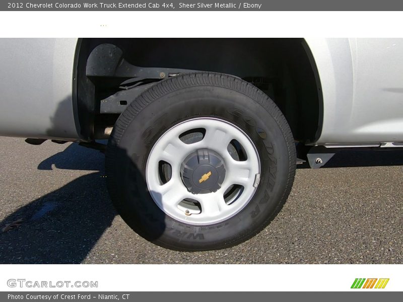 Sheer Silver Metallic / Ebony 2012 Chevrolet Colorado Work Truck Extended Cab 4x4