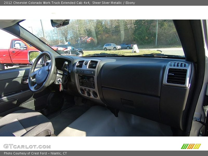 Sheer Silver Metallic / Ebony 2012 Chevrolet Colorado Work Truck Extended Cab 4x4
