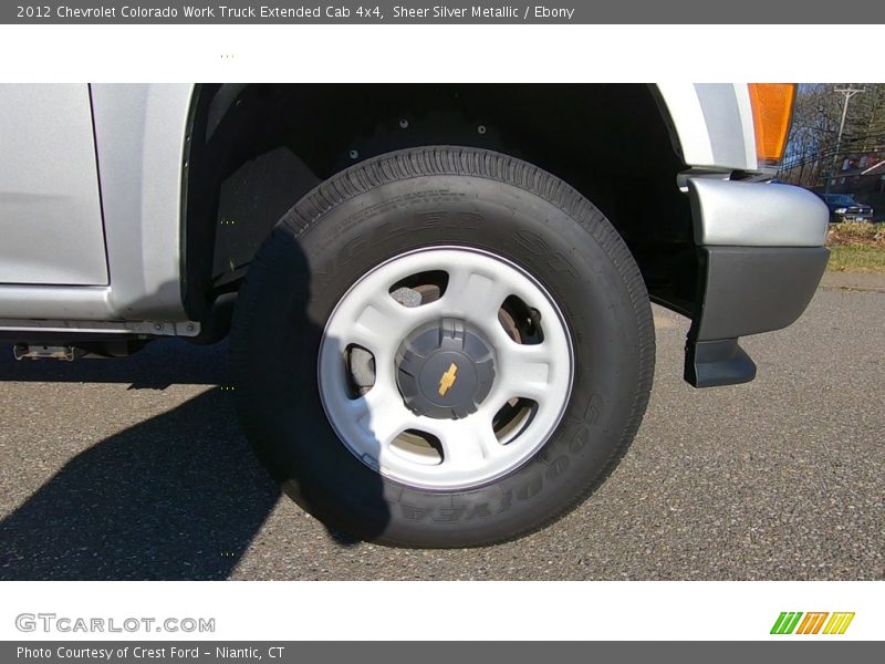 Sheer Silver Metallic / Ebony 2012 Chevrolet Colorado Work Truck Extended Cab 4x4