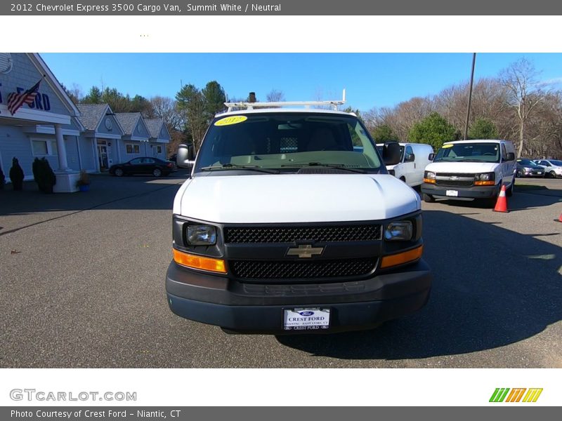 Summit White / Neutral 2012 Chevrolet Express 3500 Cargo Van