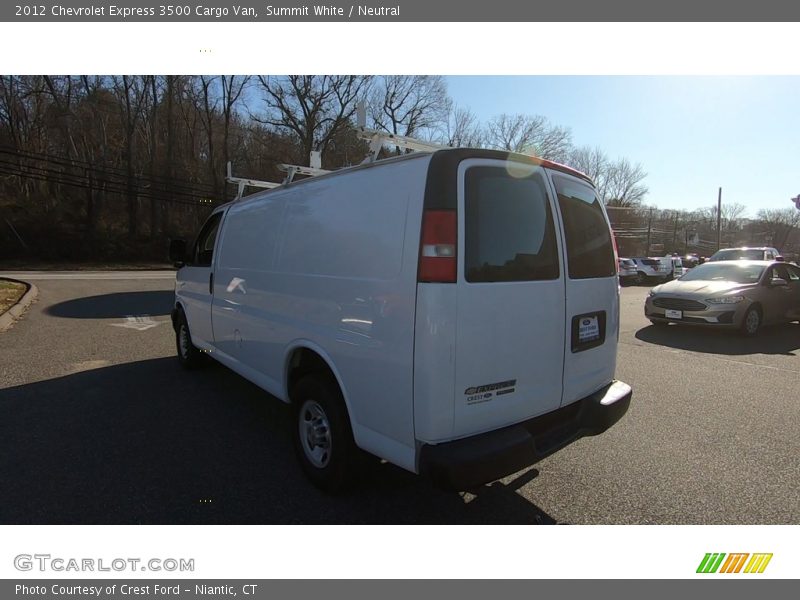 Summit White / Neutral 2012 Chevrolet Express 3500 Cargo Van