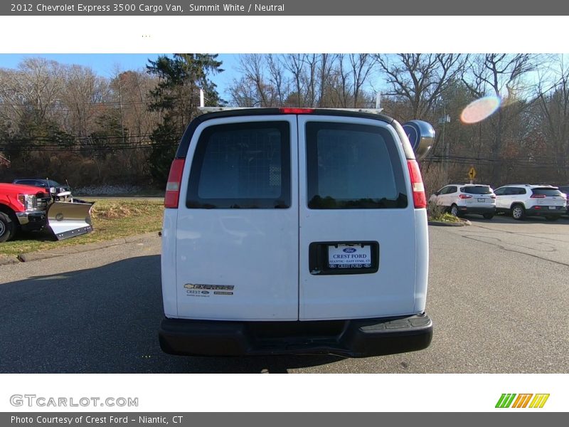 Summit White / Neutral 2012 Chevrolet Express 3500 Cargo Van