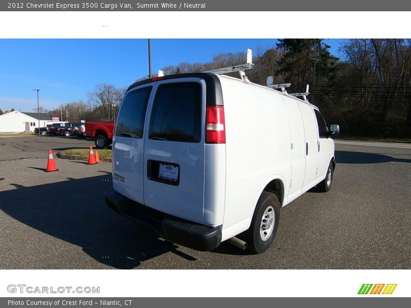 Summit White / Neutral 2012 Chevrolet Express 3500 Cargo Van