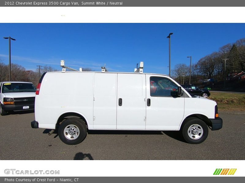 Summit White / Neutral 2012 Chevrolet Express 3500 Cargo Van