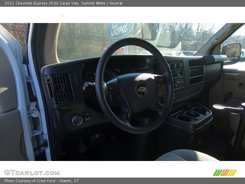 Summit White / Neutral 2012 Chevrolet Express 3500 Cargo Van