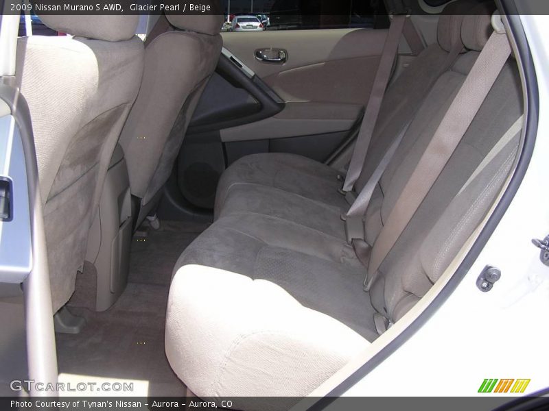 Glacier Pearl / Beige 2009 Nissan Murano S AWD
